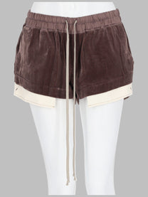 Rick Owens Women's Shorts Fog Boxer Purple