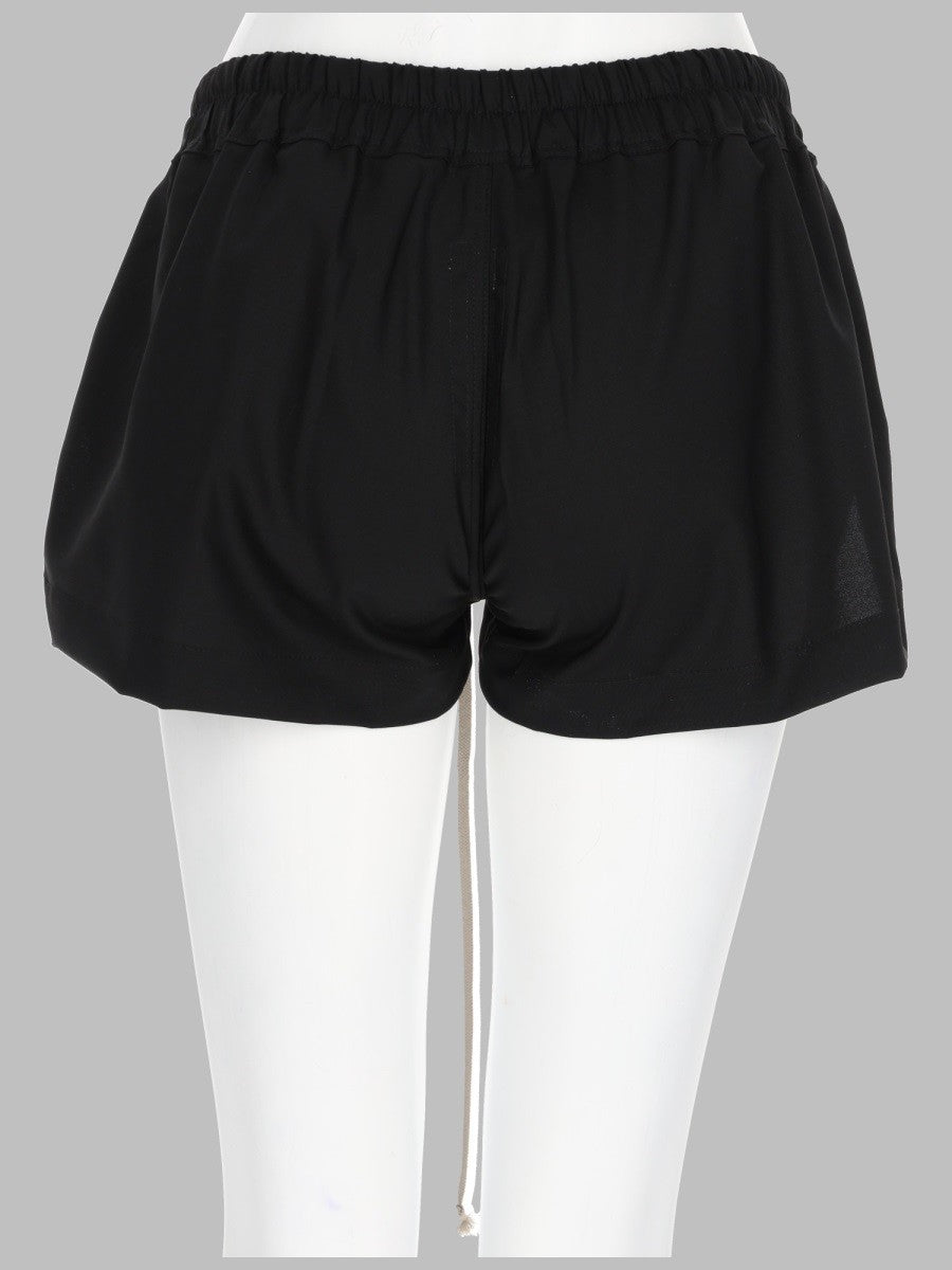 Rick Owens Women's Shorts Fog Boxer Black