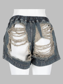 DRKSHDW Women's Shorts Fog Blue