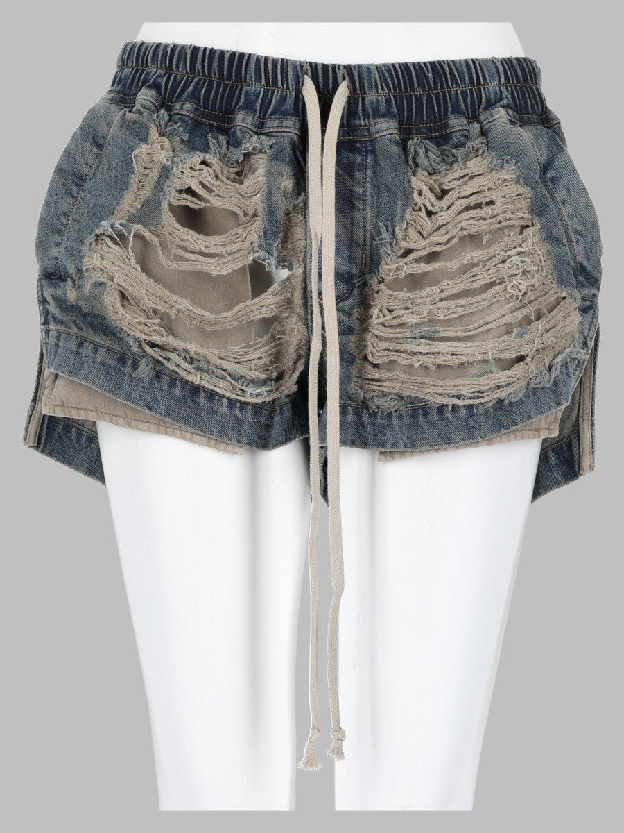 DRKSHDW Women's Shorts Fog Blue