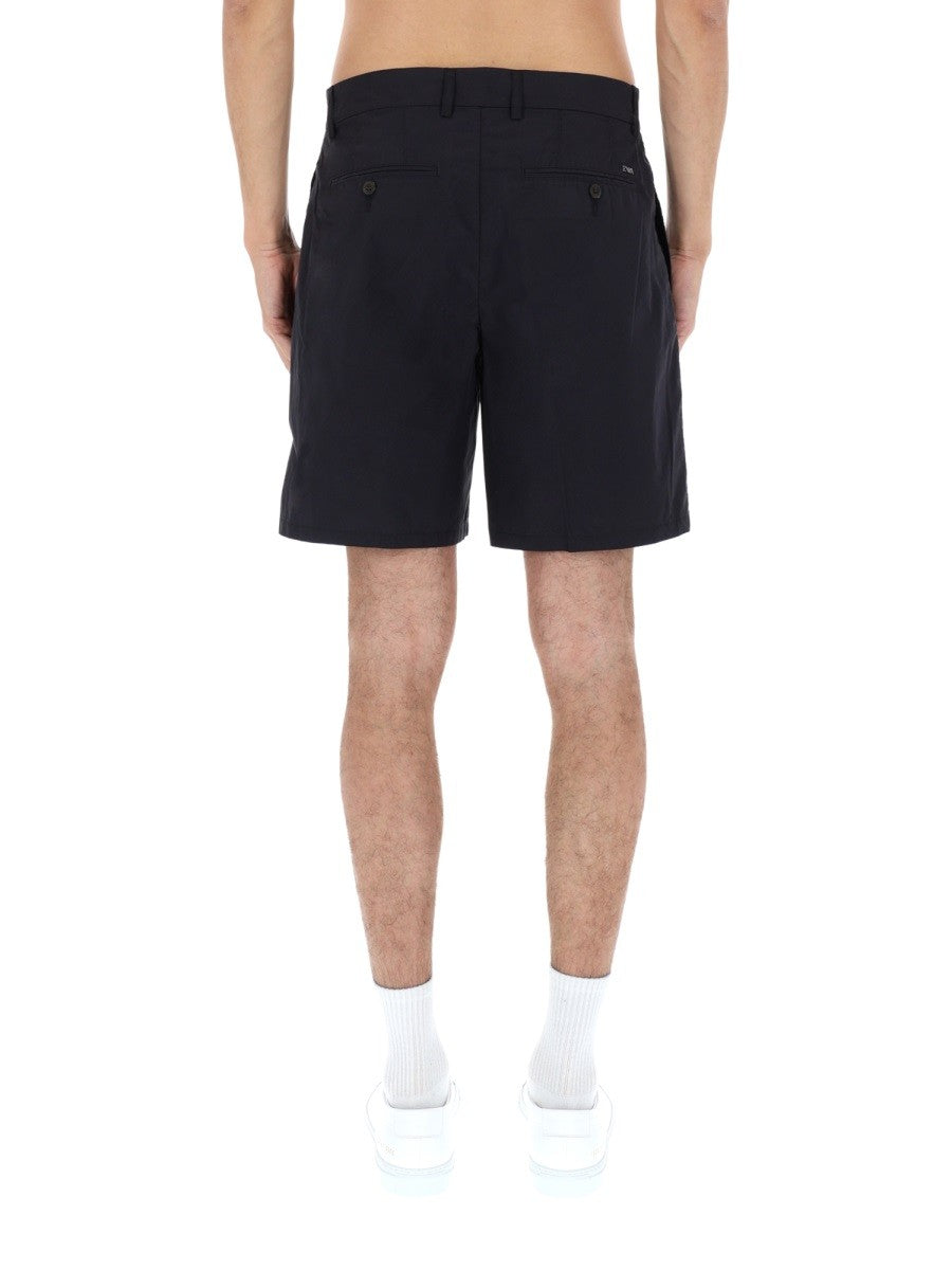 Emporio Armani Men's Shorts in Cotone Blue