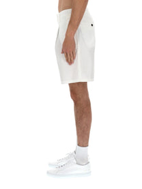 Emporio Armani Men's Shorts in Cotone White