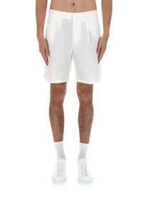 Emporio Armani Men's Shorts in Cotone White