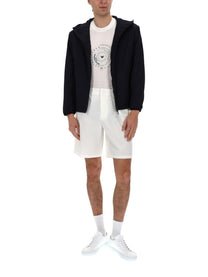 Emporio Armani Men's Shorts in Cotone White
