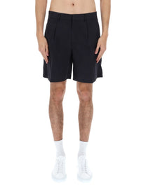 Emporio Armani Men's Shorts in Cotone Blue