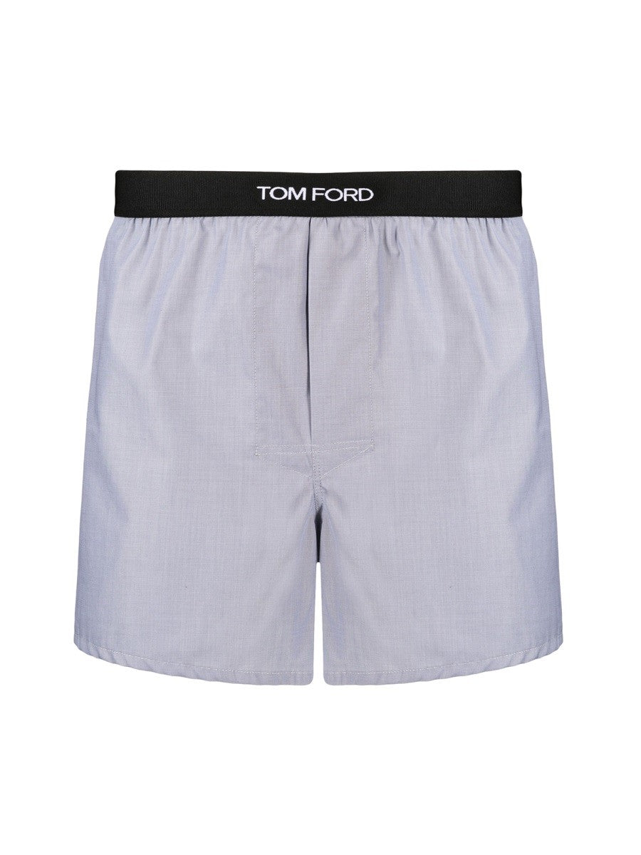 Tom Ford Men's Cotton Shorts Grey