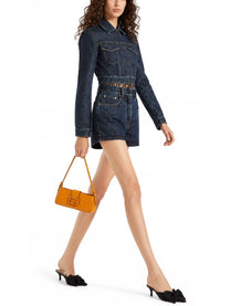 Fendi Women's Shorts in Denim Blue