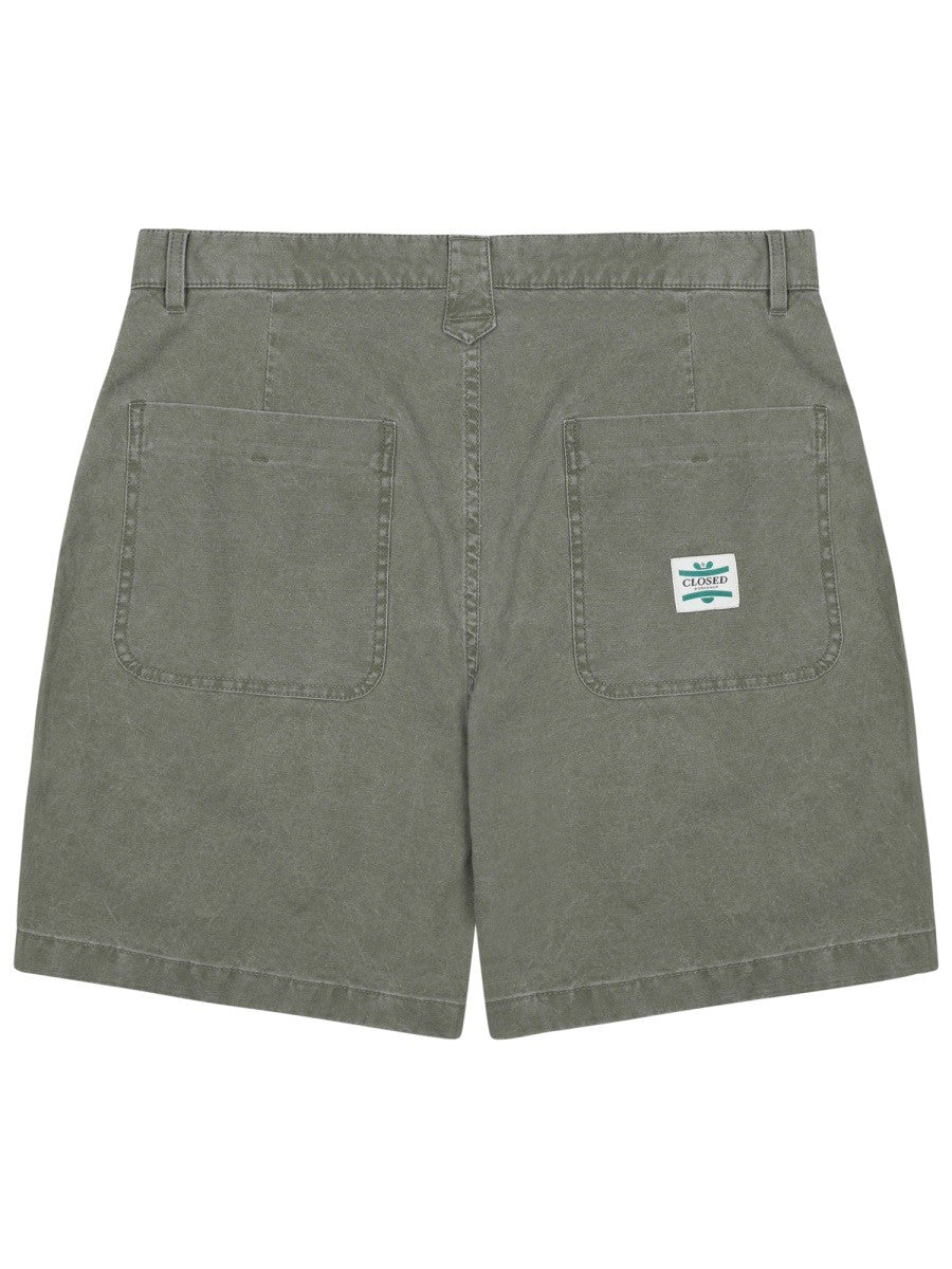 Closed Men's Shorts in Denim Green