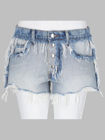 alexanderwang Women's Shorts in Denim Blue