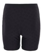 Gucci Women's Shorts in Jersey Jacquard Black, view 2