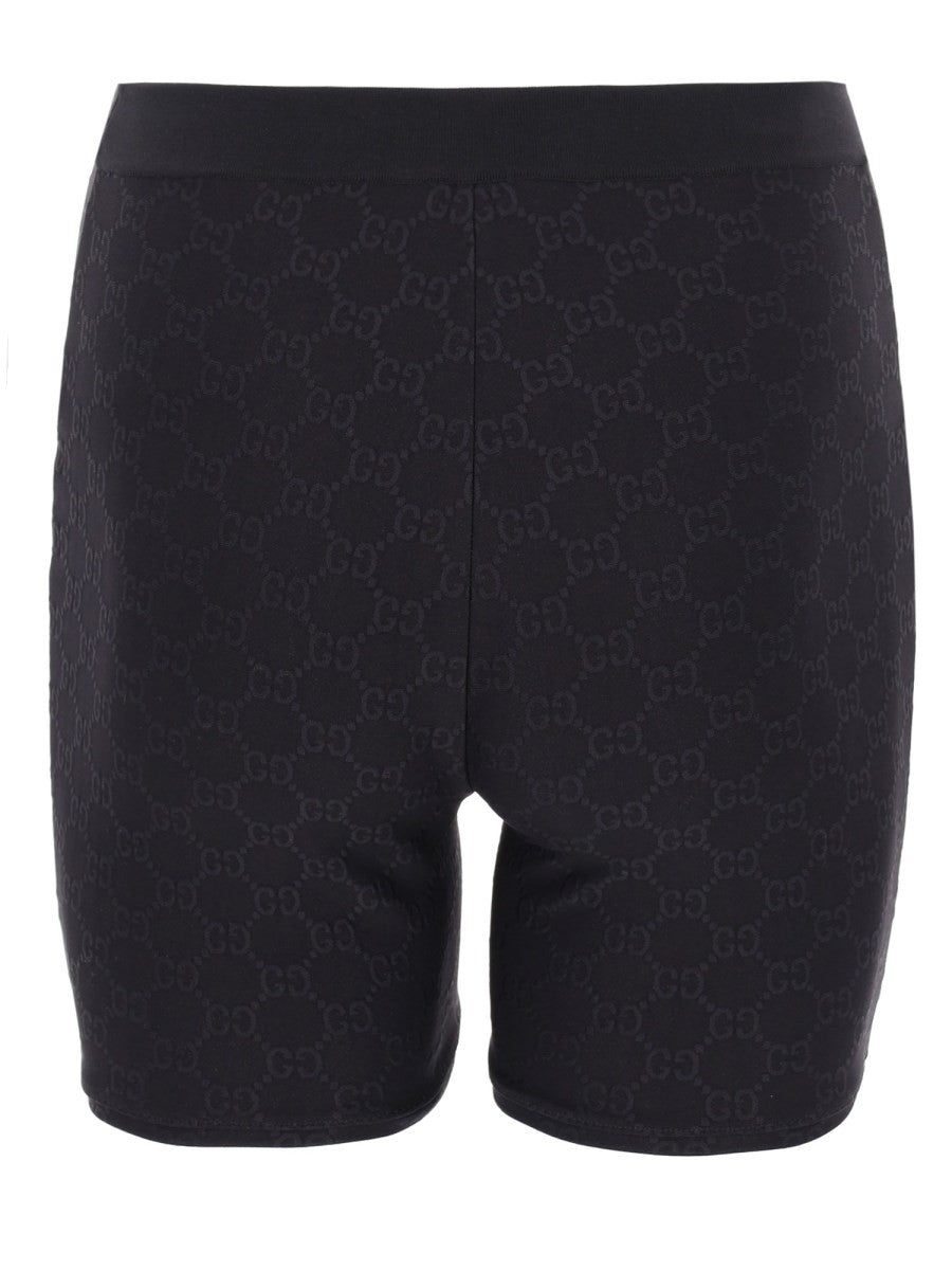 Gucci Women's Shorts in Jersey Jacquard Black
