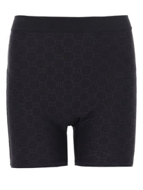 Gucci Women's Shorts in Jersey Jacquard Black