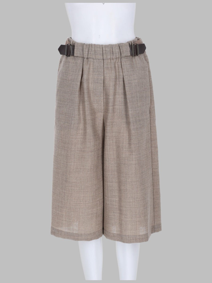 Alysi Women's Shorts in Misto Lana Lino Beige