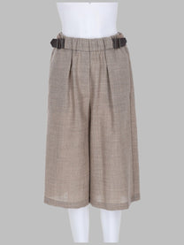 Alysi Women's Shorts in Misto Lana Lino Beige