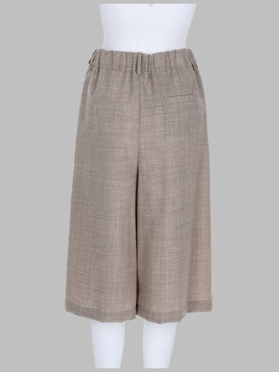 Alysi Women's Shorts in Misto Lana Lino Beige