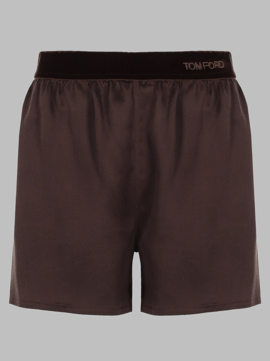 Tom Ford Women's Shorts in Seta Brown