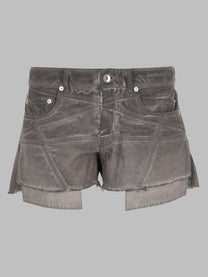DRKSHDW Women's Shorts Lana Cut Offs in Denim Grey