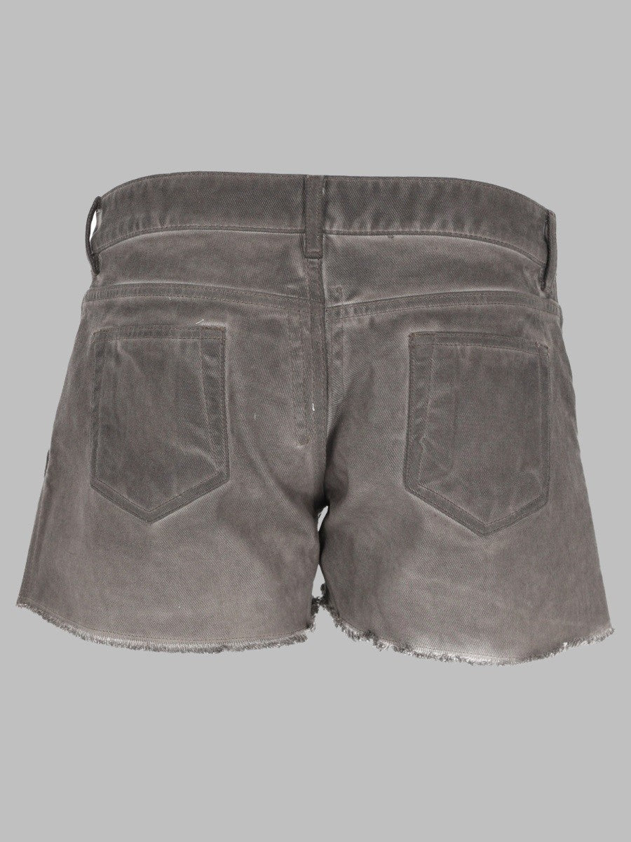 DRKSHDW Women's Shorts Lana Cut Offs in Denim Grey
