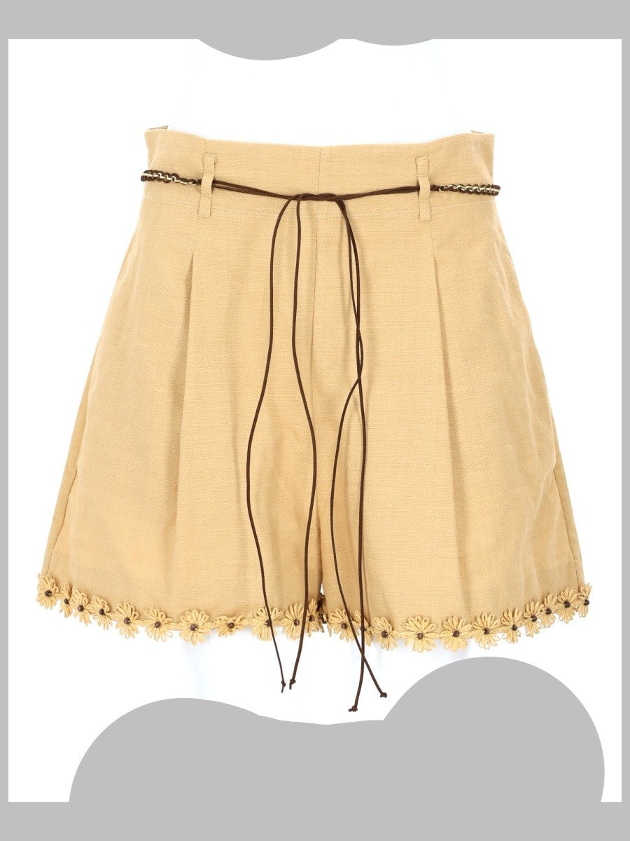 Zimmermann Women's Shorts Mahon Beige