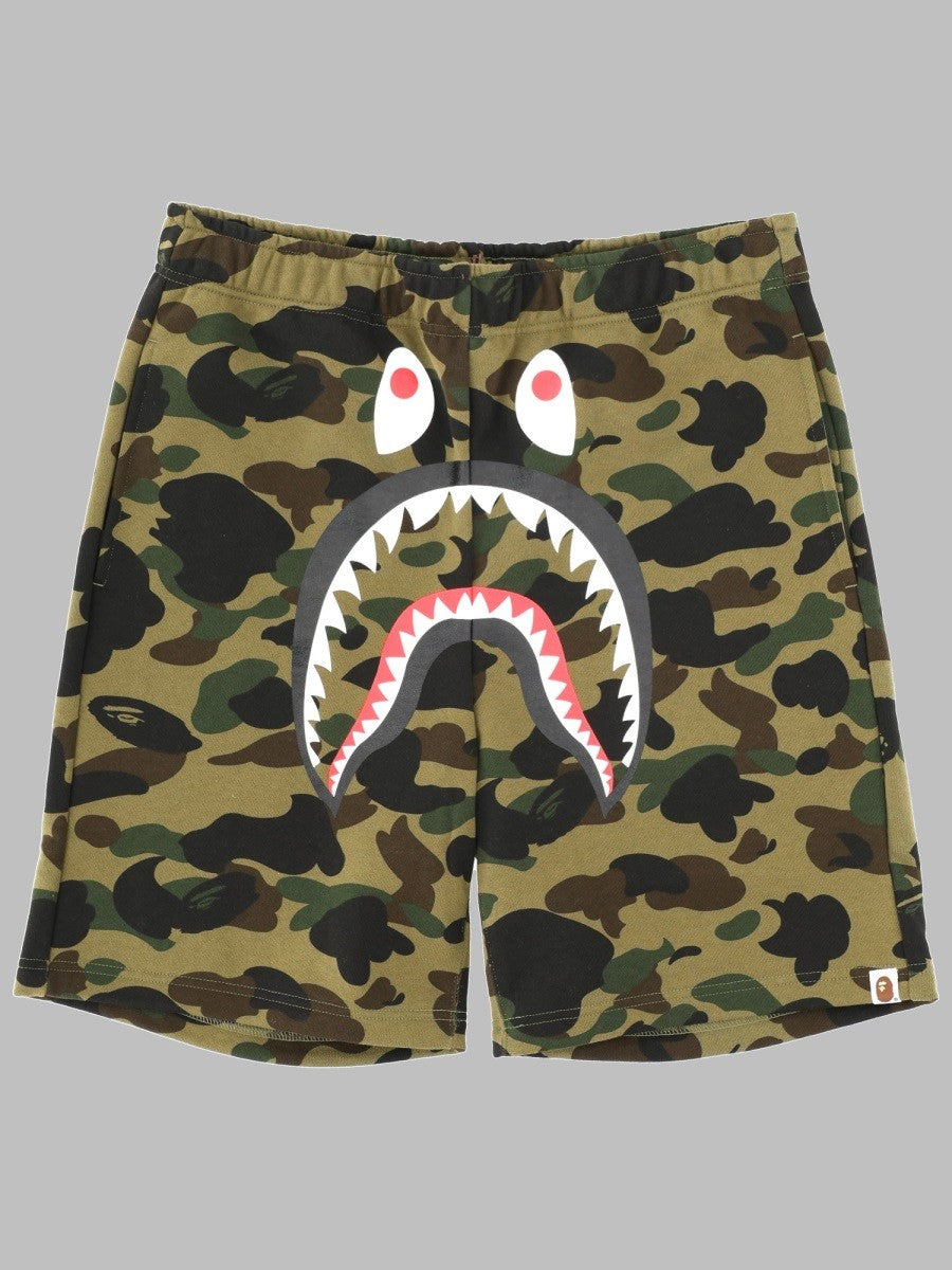 A Bathing Ape Men's Shorts Shark Green