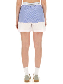 MSGM Women's Shorts Blue MSGM
