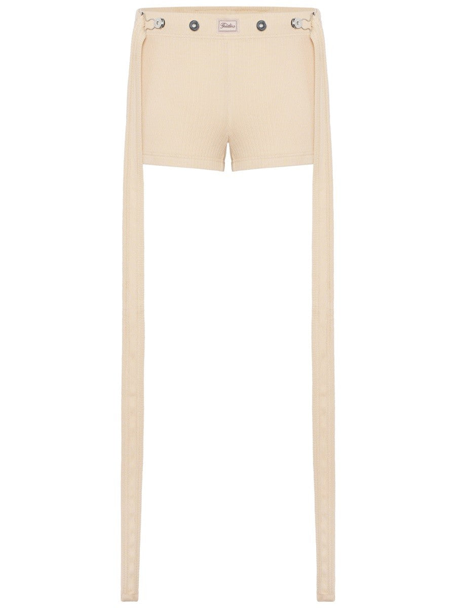 Jean Paul Gaultier Women's Shorts Beige Jean Paul Gaultier