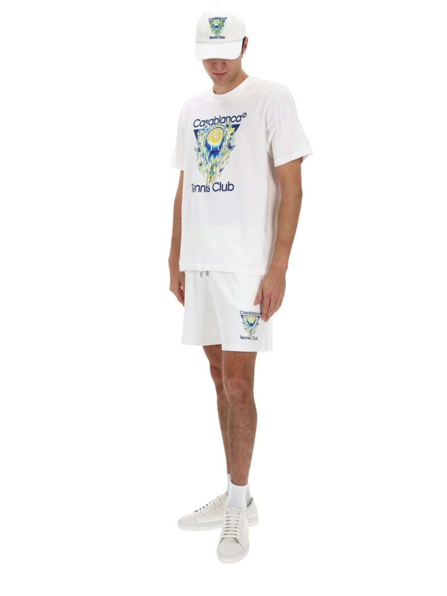 Casablanca Men's Shorts White, view 2