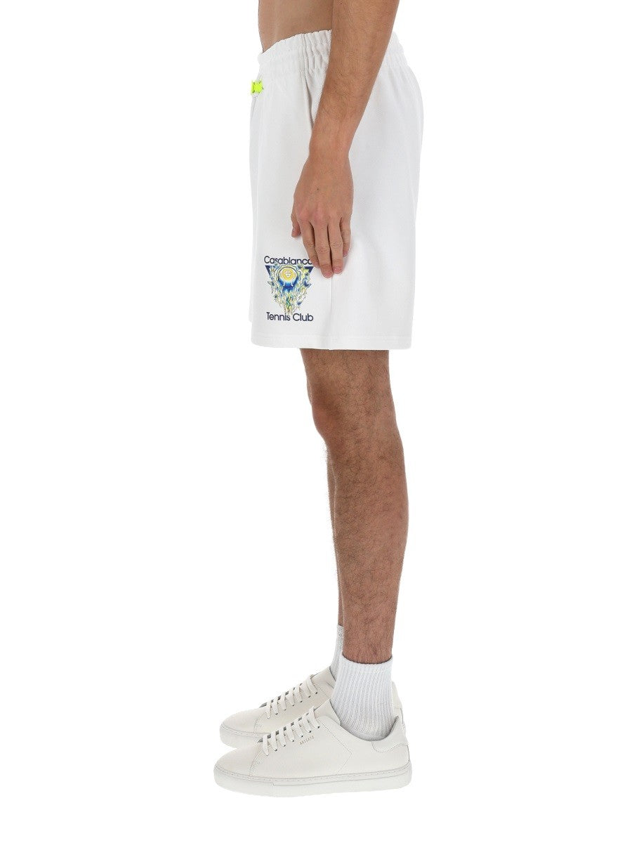 Casablanca Men's Shorts White, view 4
