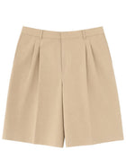 Ami Paris Men's Shorts Beige