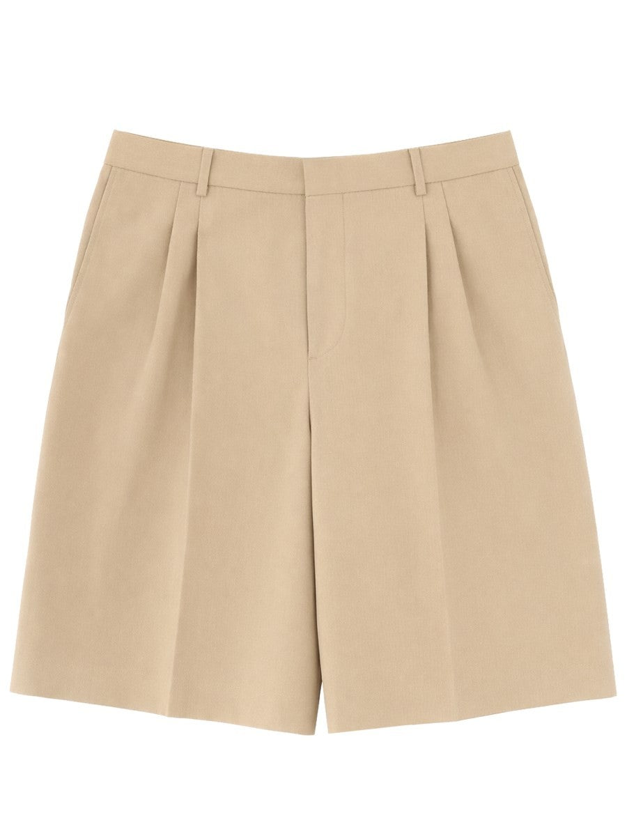 Ami Paris Men's Shorts Beige