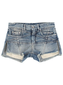 DRKSHDW Women's Shorts Wool Blue