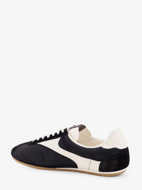 Bottega Veneta Men's Shot Leather and Nylon Sneakers Black