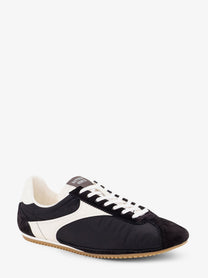Bottega Veneta Men's Shot Leather and Nylon Sneakers Black