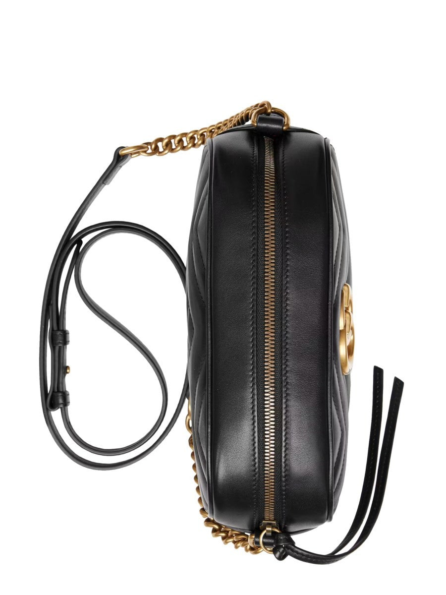 Gucci Women's Shoulder Bag GG Marmont Small Black
