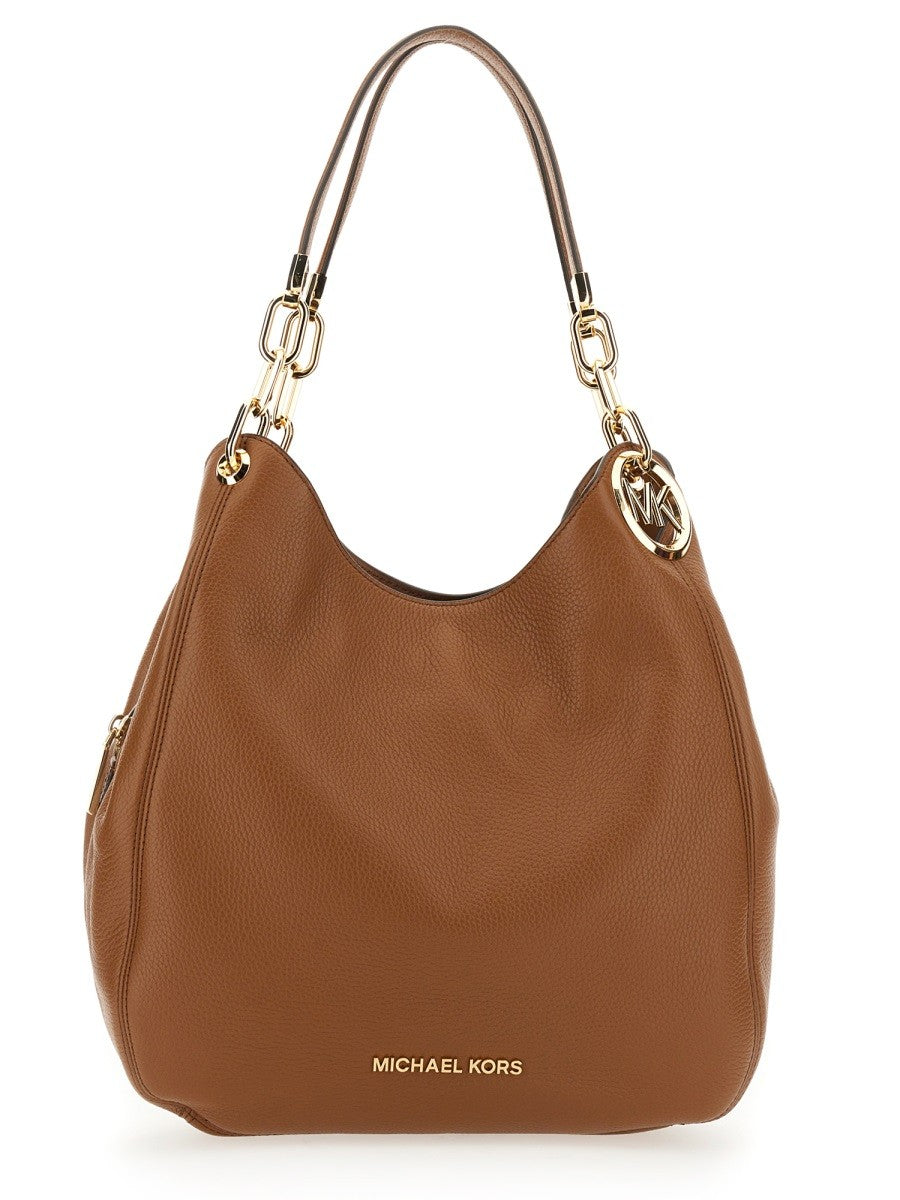 Michael Kors Women's Shoulder Bag Lillie Large Brown