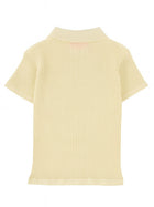 Guest In Residence Women's Shrunken Polo Shirt Beige, view 2