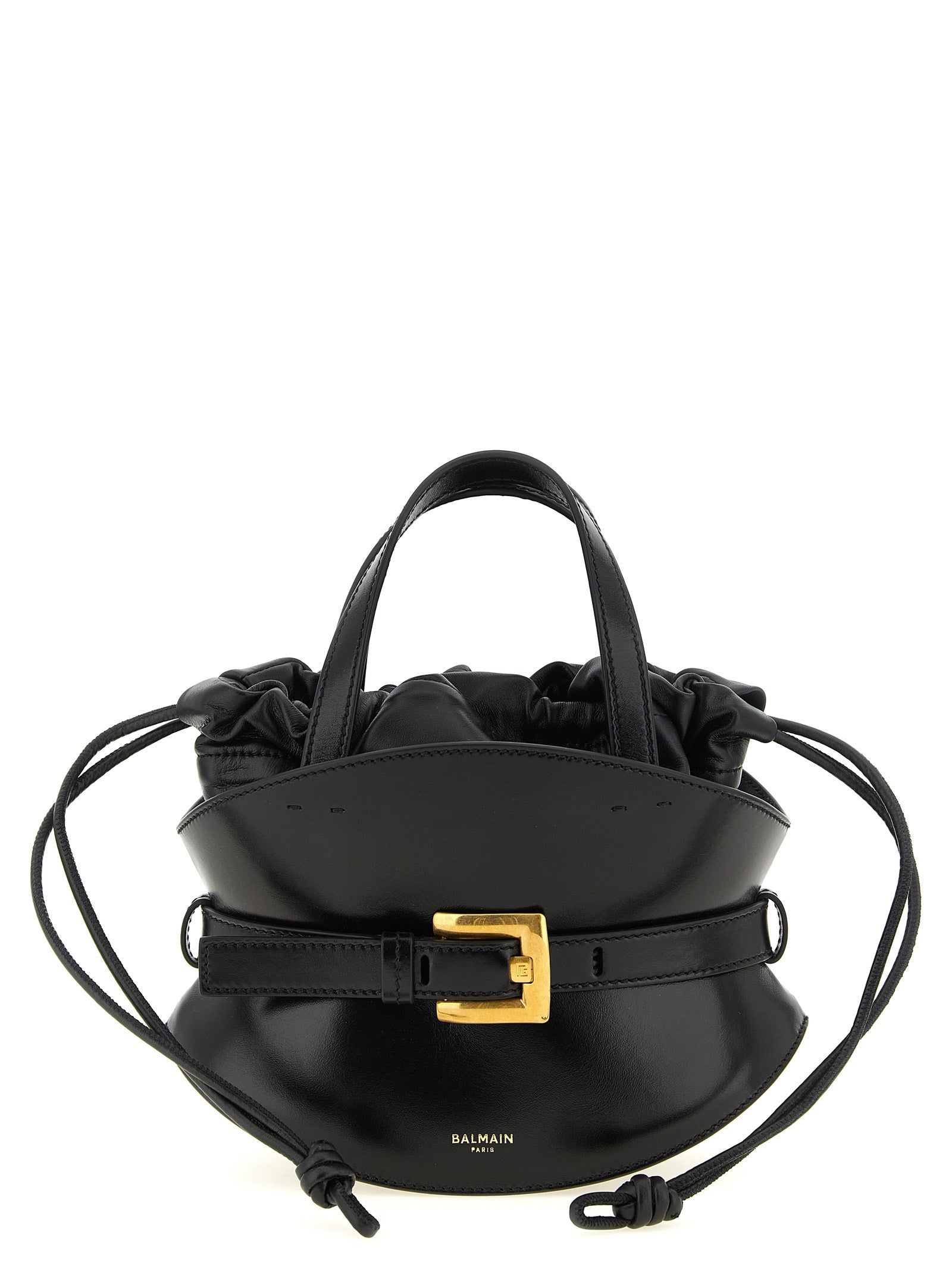 Balmain Shuffle Mini Handbag Black