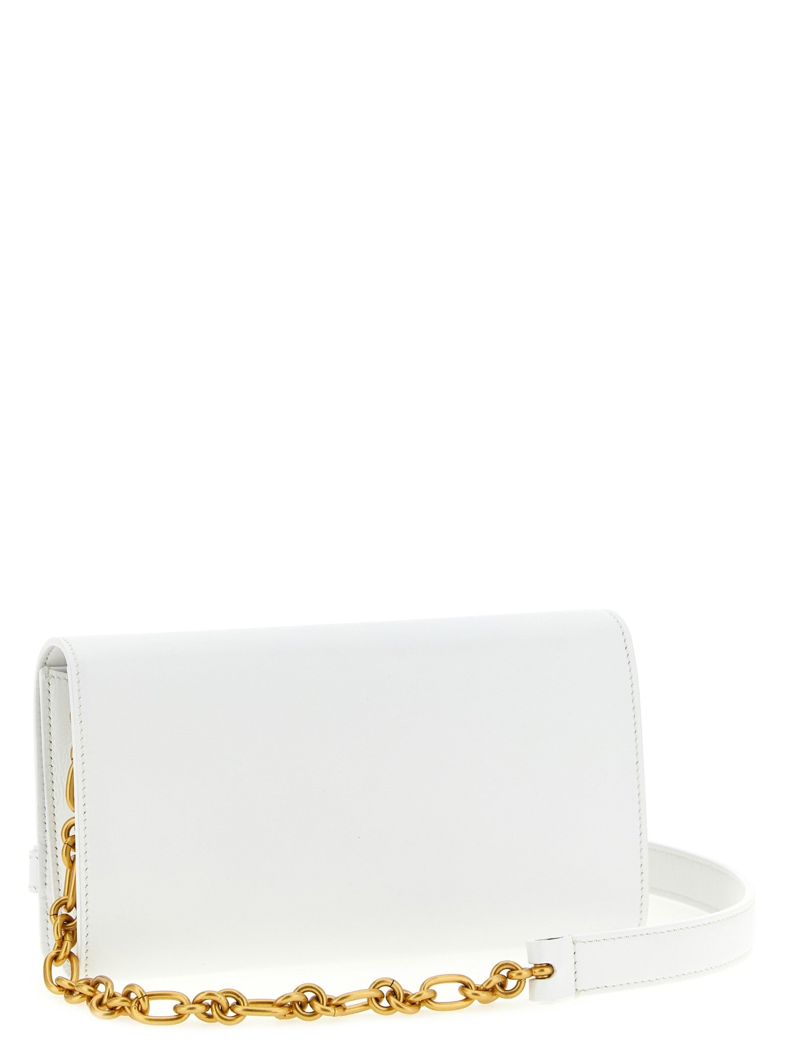 Balmain Shuffle Wallet Chain White