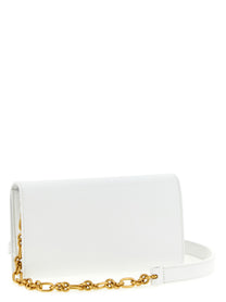 Balmain Shuffle Wallet Chain White