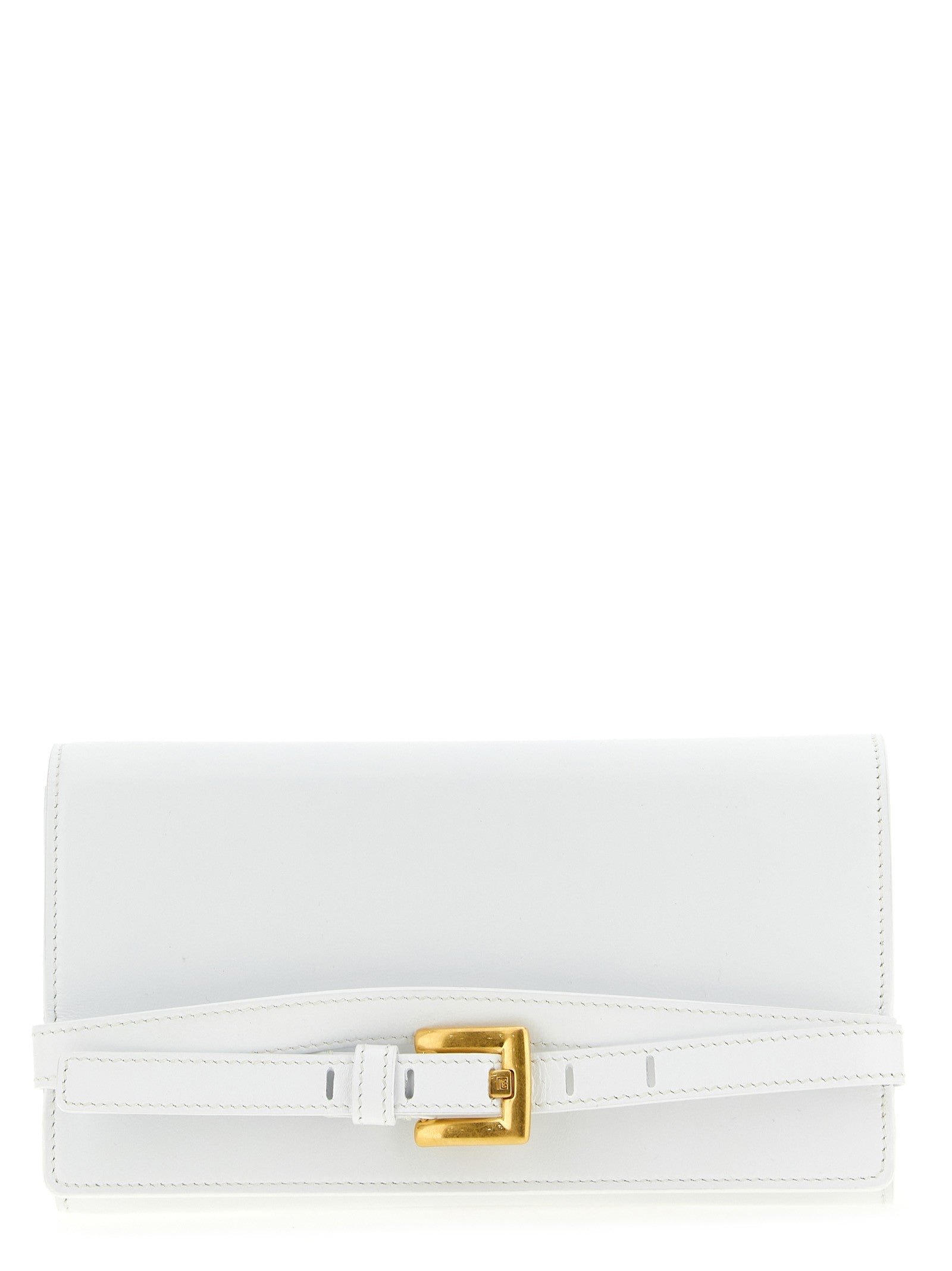 Balmain Shuffle Wallet Chain White
