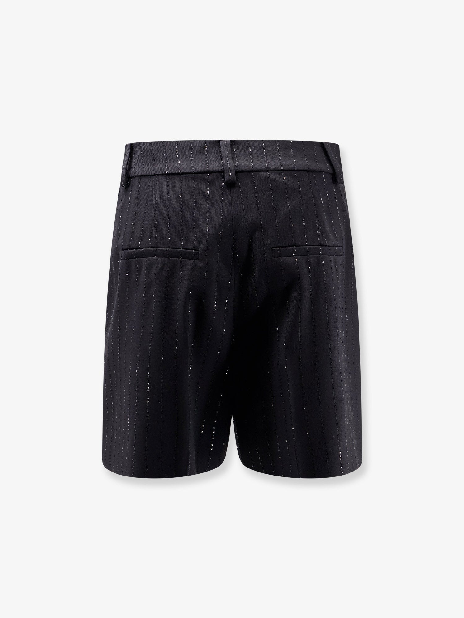 Max Mara Women's Siberia Virgin Wool Shorts Black