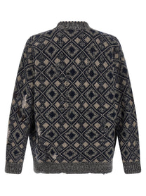 Wales Bonner Sibling Cardigan Gold