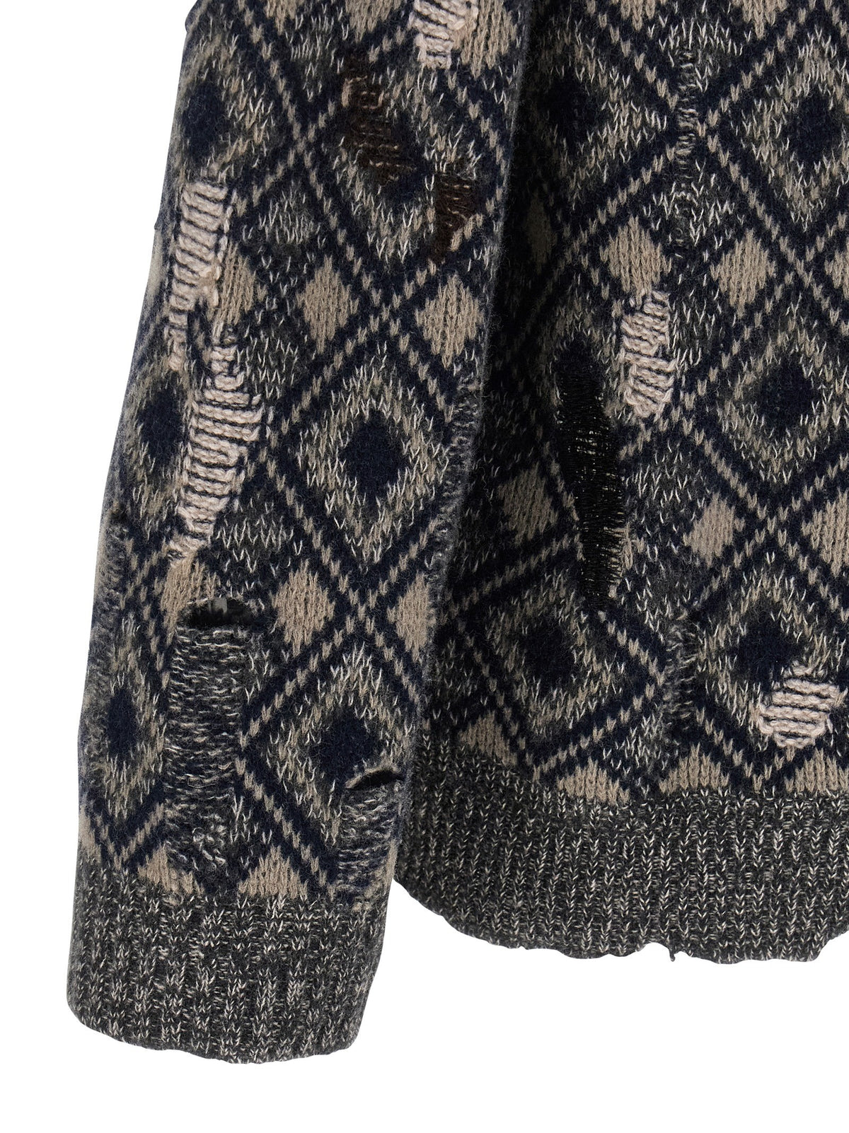 Wales Bonner Sibling Cardigan Gold, view 4