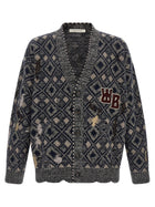 Wales Bonner Sibling Cardigan Gold