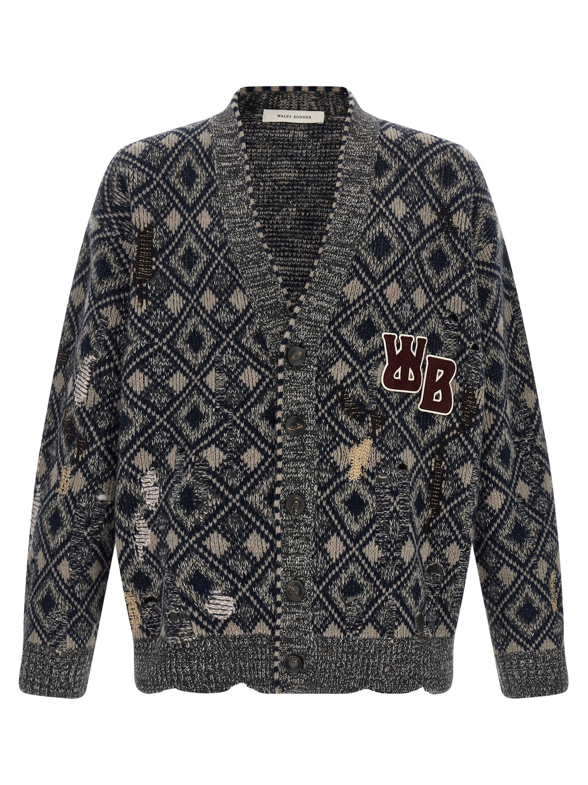 Wales Bonner Sibling Cardigan Gold