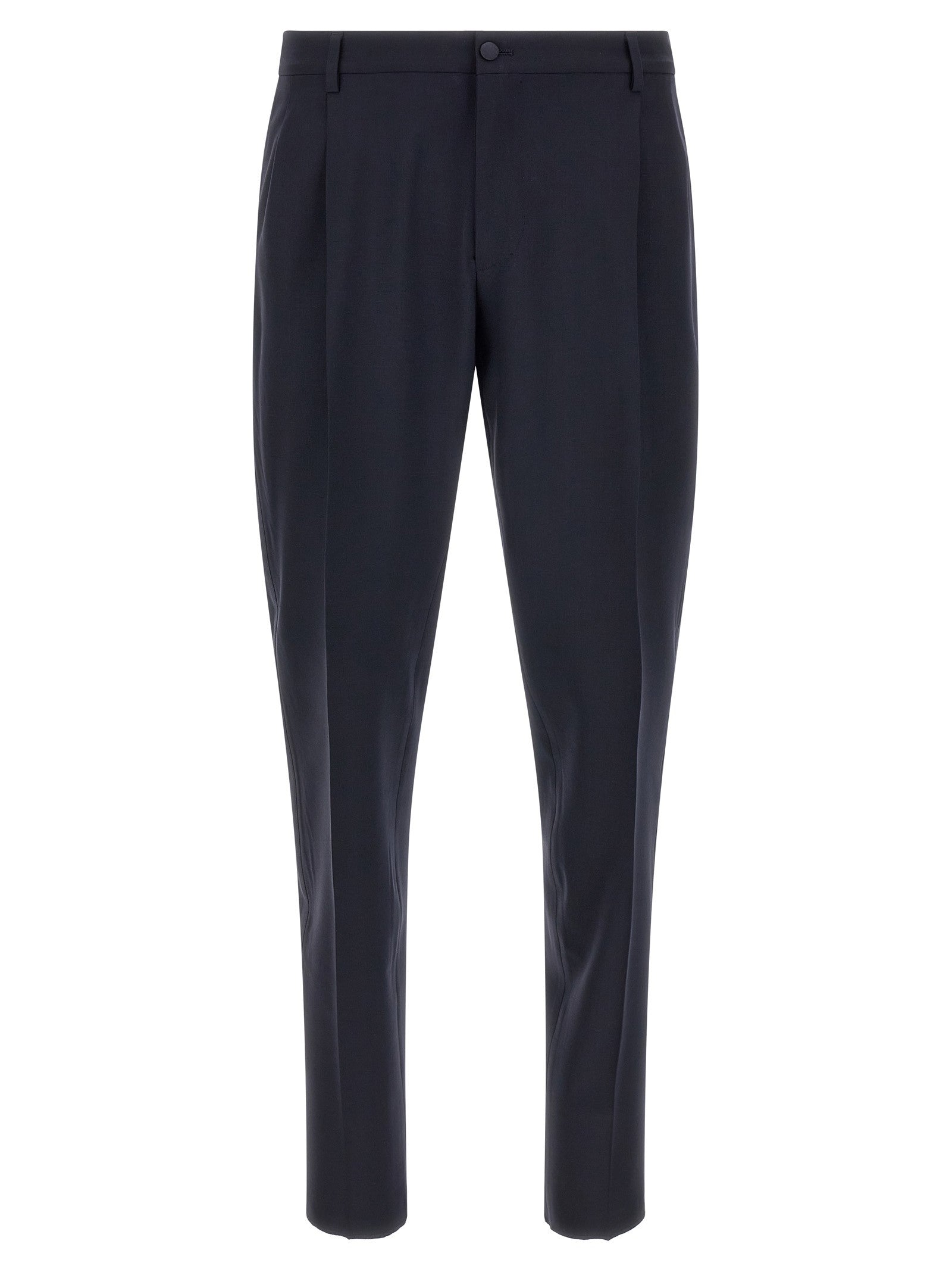 Dolce &amp; Gabbana Sicilia Light Tuxedo Dress Blue