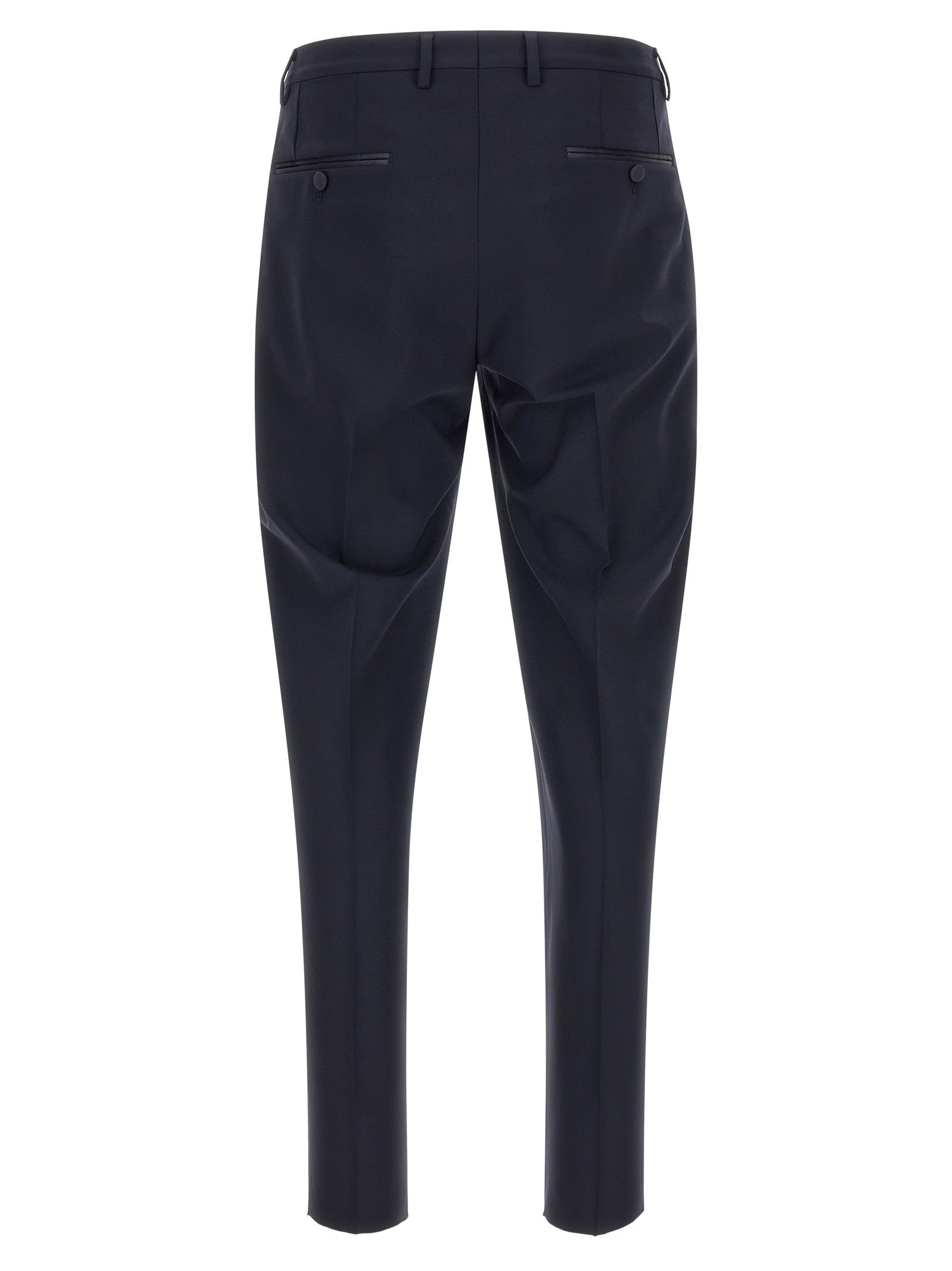 Dolce &amp; Gabbana Sicilia Light Tuxedo Dress Blue