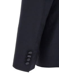 Dolce &amp; Gabbana Sicilia Light Tuxedo Dress Blue