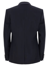 Dolce &amp; Gabbana Sicilia Light Tuxedo Dress Blue