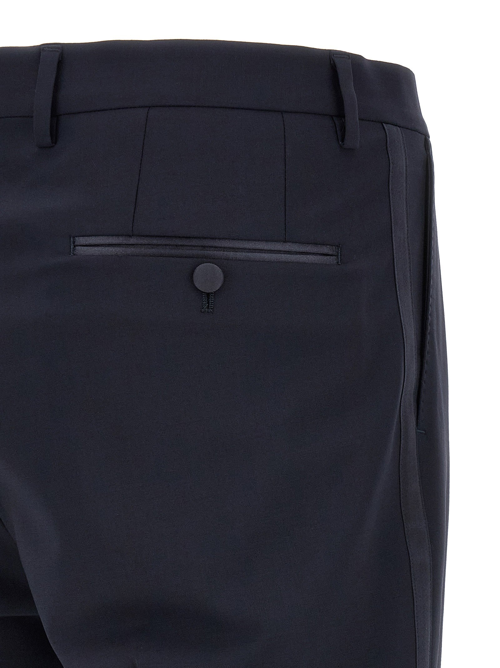 Dolce &amp; Gabbana Sicilia Light Tuxedo Dress Blue